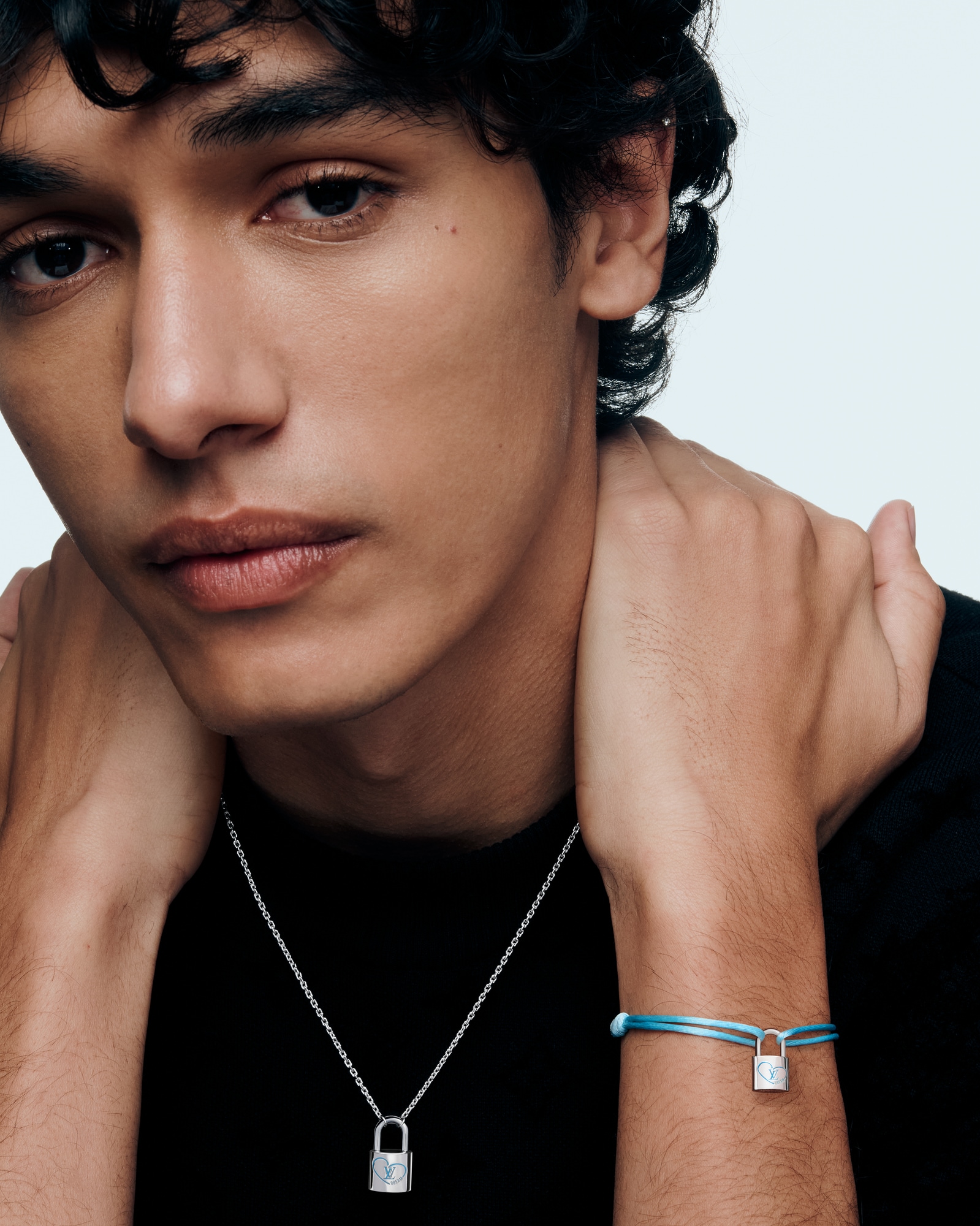 Silver Lockit x Felix Bracelet, Sterling Silver, Blue